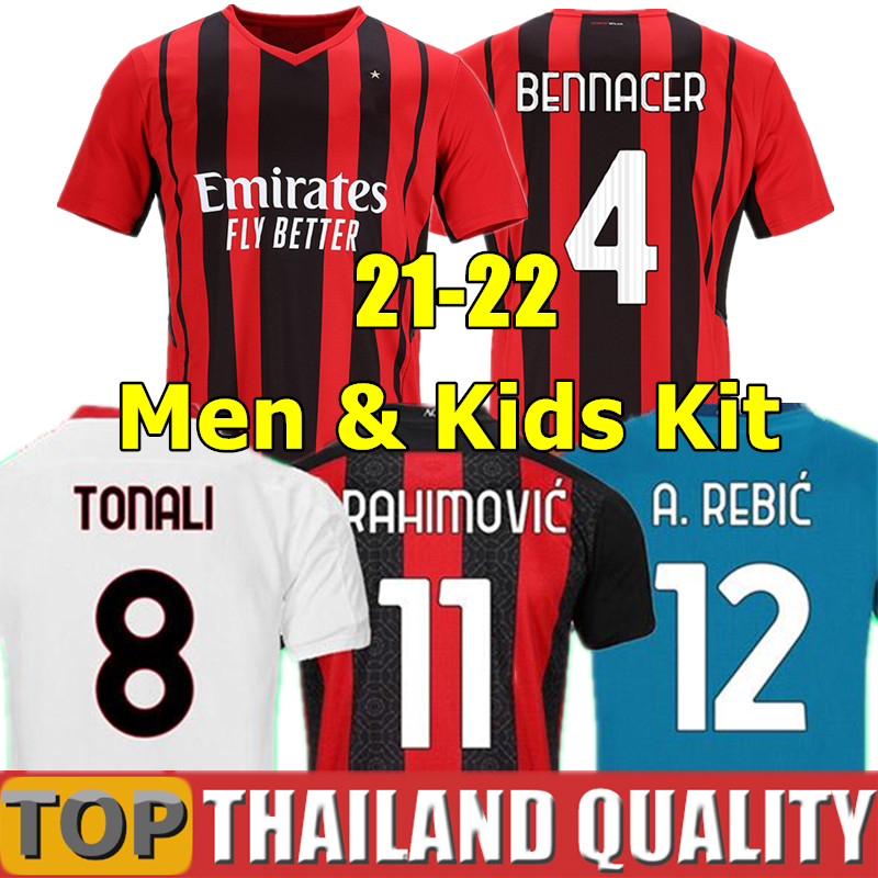 Thailand 21 22 Fans Player Version AC Soccer milan IBRAHIMOVIC jerseys 2021 TONALI Mandzukic football shirt set Kessie brahim Men kids Kit uniform, 2020 cl version + patches - men
Thailand 21 22 Fans Player Version AC Soccer milan IBRAHIMOVIC jerseys 2021 TONALI Mandzukic football shirt set Kessie brahim Men kids Kit uniform, 2020 cl version + patches - men