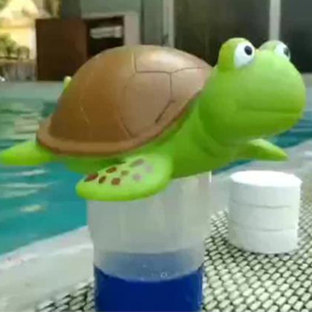 Swimming pool Water purifier Dispenser Cleaner Accessories Pvc Drifting Turtle Head Inflatable Water purifier Dispenser