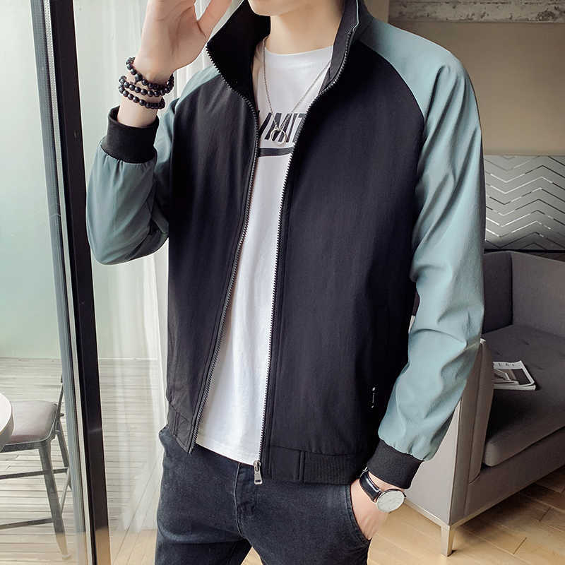 Spring Autumn Casual Jackets Men Fashion Splicing Slim Bomber Jacket Men Overcoat Waterproof Baseball Jackets Male Clothing 210527, Black
Spring Autumn Casual Jackets Men Fashion Splicing Slim Bomber Jacket Men Overcoat Waterproof Baseball Jackets Male Clothing 210527, Black