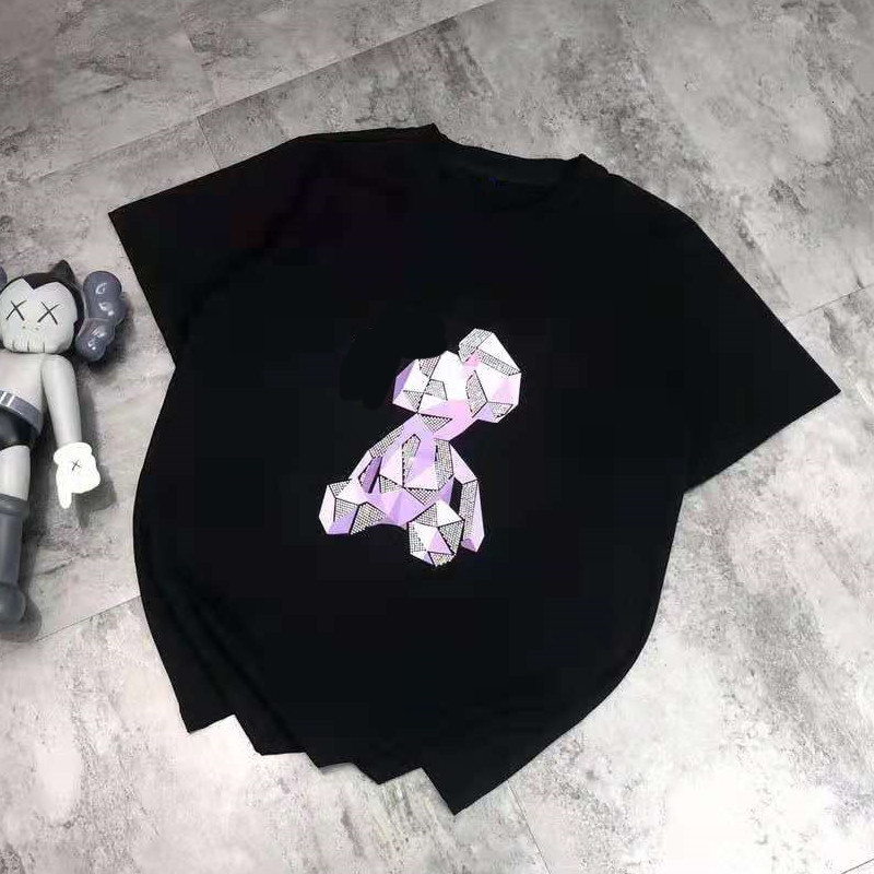 t shirt 21 spring and summer fashion br geometric diamond rabbit light dark stereo age reduction youth leisure couple short, White
t shirt 21 spring and summer fashion br geometric diamond rabbit light dark stereo age reduction youth leisure couple short, White