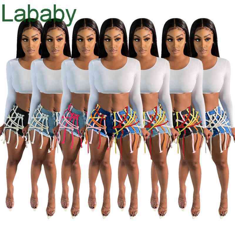 Women Denim Shorts Designer Slim Sexy Boutique Dark Ribbon Trousers Non Pants Ladies Mid Waist Butt Lift Bandage Sports Loose Leggings, Light blue color bar 2
Women Denim Shorts Designer Slim Sexy Boutique Dark Ribbon Trousers Non Pants Ladies Mid Waist Butt Lift Bandage Sports Loose Leggings, Light blue color bar 2