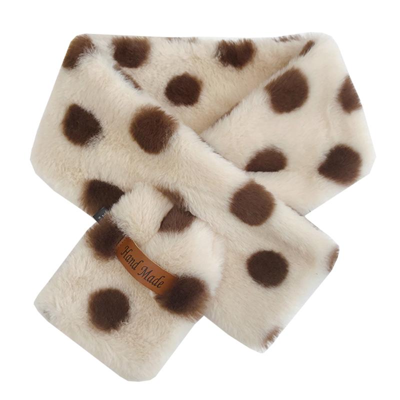Scarves Classic Winter Women Scarf Snood Short Warm Dot Plaid Faux Fur Collar Cross Neck Wraps Ring Muffler Bufanda Szalik Szal
Scarves Classic Winter Women Scarf Snood Short Warm Dot Plaid Faux Fur Collar Cross Neck Wraps Ring Muffler Bufanda Szalik Szal