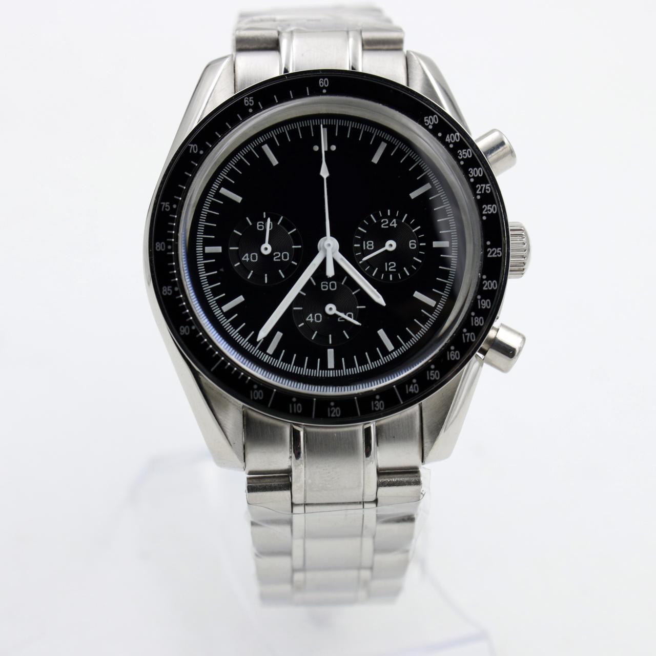 High Quality Master Quartz Chronograph Function Mens Watch favors Speed Moon Watches Stainless Steel Flod Clasp Mens Wristwatches
High Quality Master Quartz Chronograph Function Mens Watch favors Speed Moon Watches Stainless Steel Flod Clasp Mens Wristwatches