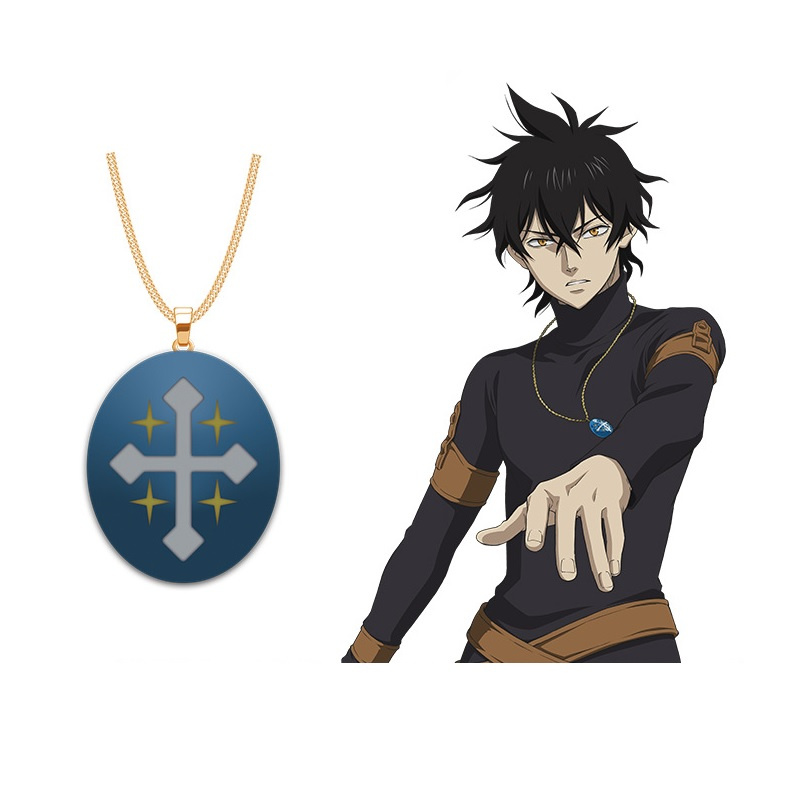 Costume AccessoriesAnime Black Clover Yuno Necklace Blue Magic Stone Vintage Crucifix Cross Yuno Grinbellor Pendant Cosplay Props in Box 3.4, Default color
Costume AccessoriesAnime Black Clover Yuno Necklace Blue Magic Stone Vintage Crucifix Cross Yuno Grinbellor Pendant Cosplay Props in Box 3.4, Default color