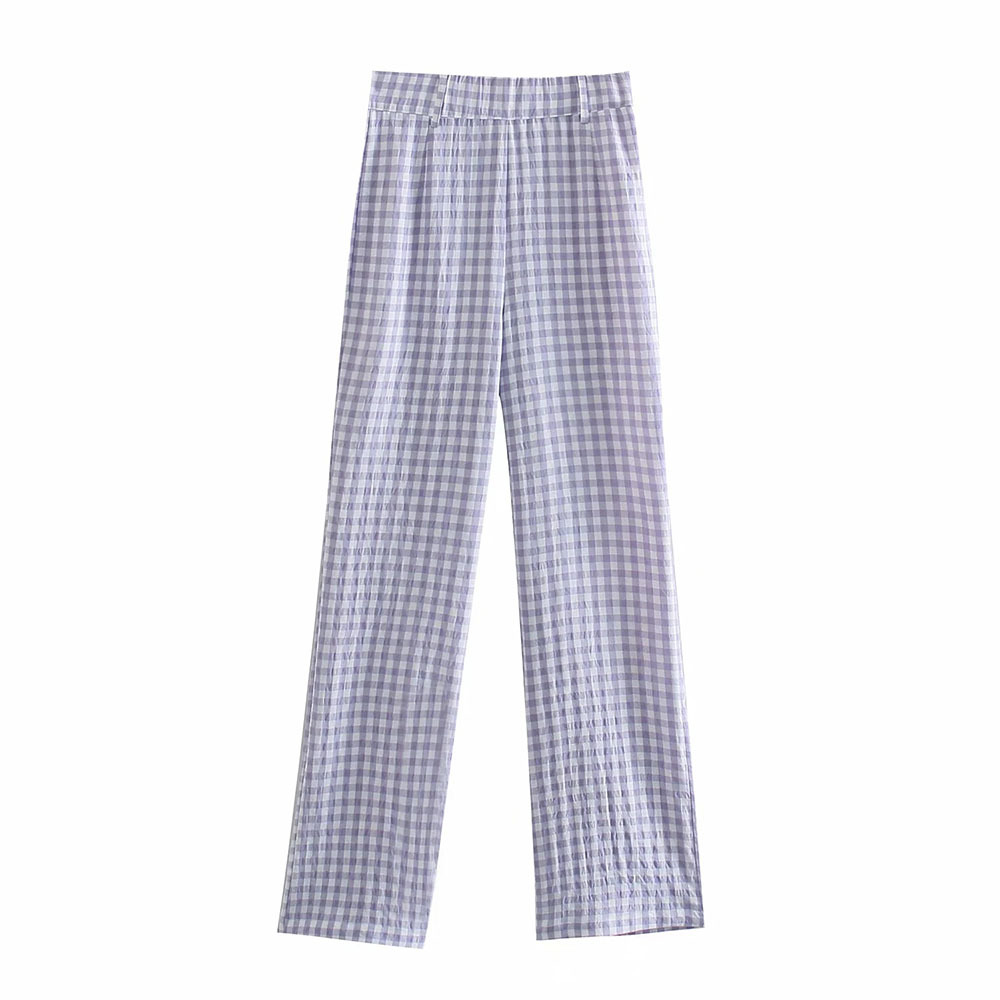 BBWM Women Vintage Plaid Print Casual Straight Pants Retro Female Side Zipper Pantalones Mujer Chic Long Trousers 210520, Multi
BBWM Women Vintage Plaid Print Casual Straight Pants Retro Female Side Zipper Pantalones Mujer Chic Long Trousers 210520, Multi