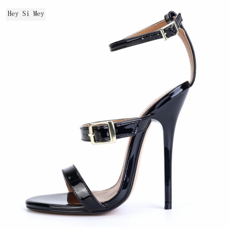 Women's Sandals Sexy Nightclub Transgender Shoes Open Toe Hollow Wedding 13CM High Heels 8-16 17 Dress, Black
Women's Sandals Sexy Nightclub Transgender Shoes Open Toe Hollow Wedding 13CM High Heels 8-16 17 Dress, Black
