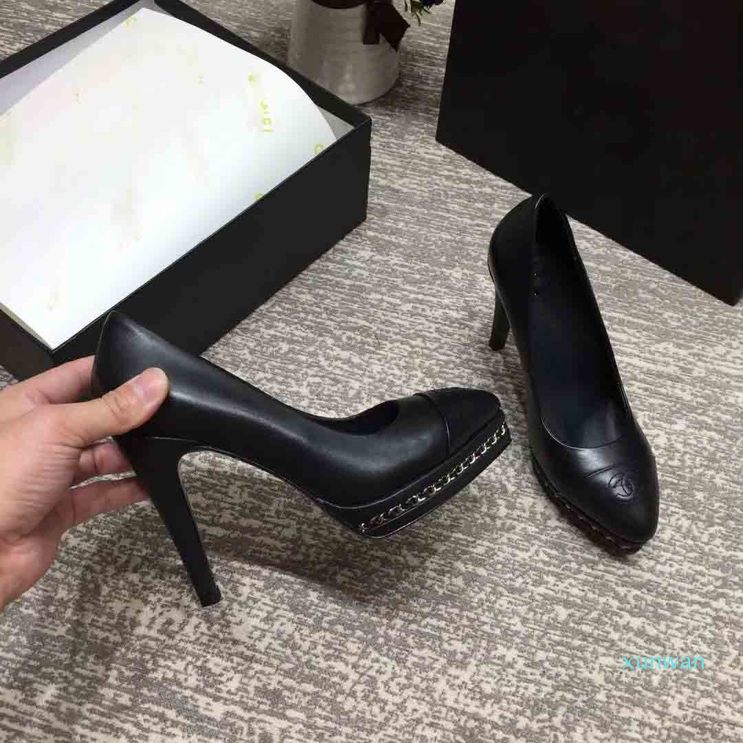 Wholesale-2019 Hot style Luxury women's high heels, luxury women's spring high heels, top quality high heels,size;35-40, Black
Wholesale-2019 Hot style Luxury women's high heels, luxury women's spring high heels, top quality high heels,size;35-40, Black