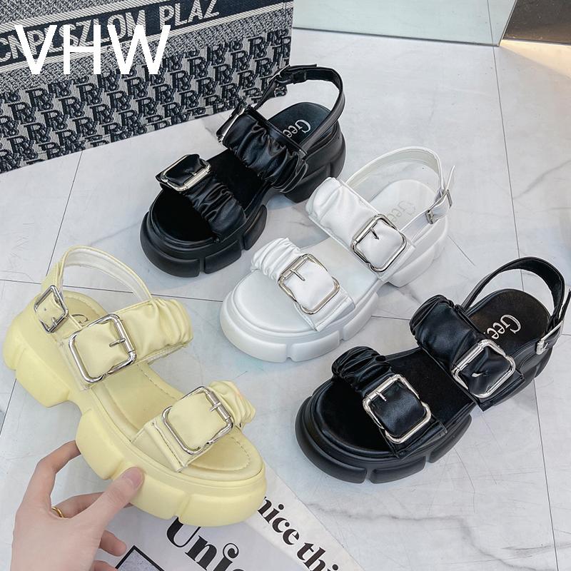 Dress Shoes Women Sandals 2021 Summer White Casual Platform Fashion Black Pleated Chunky Sole Sport Brand Female Buckle Strap
Dress Shoes Women Sandals 2021 Summer White Casual Platform Fashion Black Pleated Chunky Sole Sport Brand Female Buckle Strap