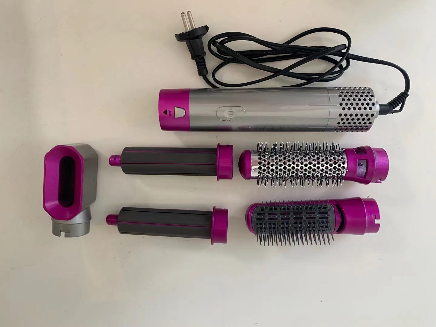 dryer Cross-border five-in-one hot air comb, automatic curling iron, curly hair straightening, dual-purpose styling
dryer Cross-border five-in-one hot air comb, automatic curling iron, curly hair straightening, dual-purpose styling
