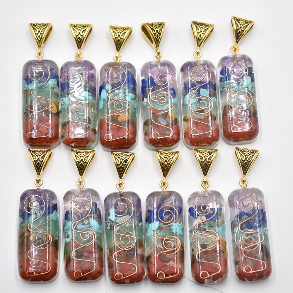 Retro Natural Healing 7 Colors chakra Stone Charms Amethysts Lapis Lazuli Pillar Pendant Wholesale for Necklace Jewelry Making ACC
Retro Natural Healing 7 Colors chakra Stone Charms Amethysts Lapis Lazuli Pillar Pendant Wholesale for Necklace Jewelry Making ACC