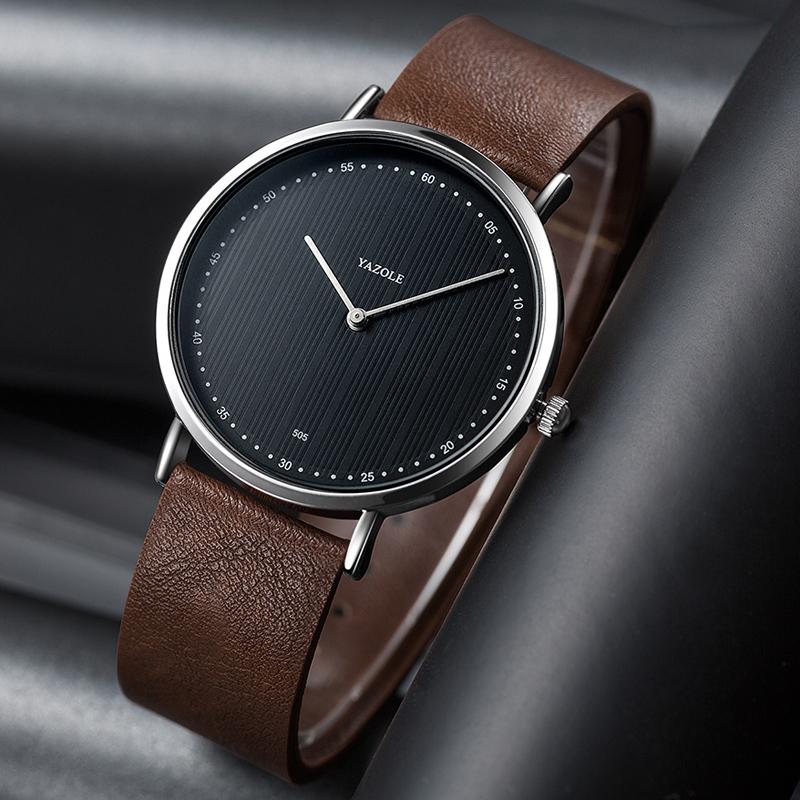 Wristwatches YAZOLE Fashion Mens Watches Top Quartz Watch For Men Casual Business Male Gift Clock Relogio Masculino, Slivery;brown
Wristwatches YAZOLE Fashion Mens Watches Top Quartz Watch For Men Casual Business Male Gift Clock Relogio Masculino, Slivery;brown