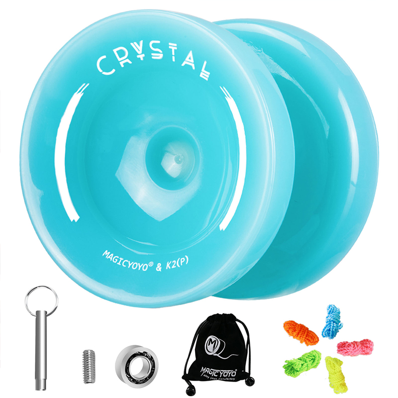 K2 CRYSTAL Yoyo Dual Purpose Responsive Yo-Yo for Beginner Replacement Unresponsive Bearing for Advanced от DHgate WW