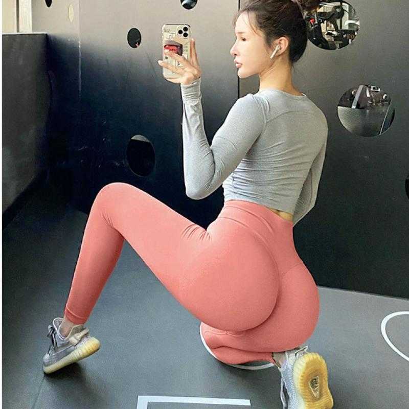 NORMOV Women Leggings Gym High Waist Elasticity Workout Leggins Push Up Sexy Sport Fitness Fashion Legging Women 210820