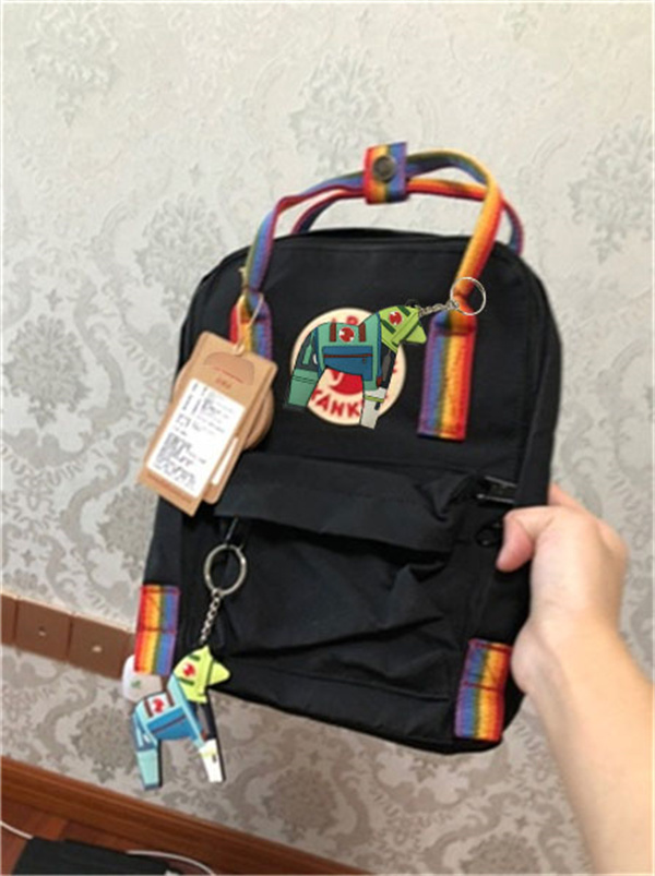 Fjallravan kanken Arctic Fox Color Belt Rainbow Backpack Couples Canvass Travel Bag Outdoor for mother and baby DFG65 YLR
Fjallravan kanken Arctic Fox Color Belt Rainbow Backpack Couples Canvass Travel Bag Outdoor for mother and baby DFG65 YLR