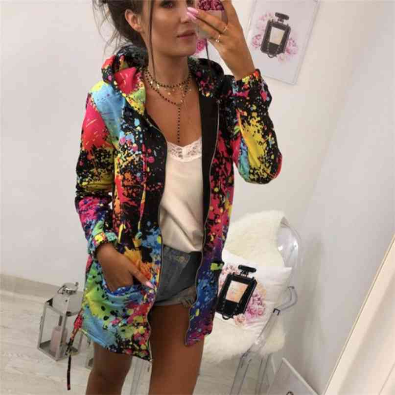 Outerwear & Coats Jackets Fashion Tie dyeing Print Outwear Sweatshirt Hooded Overcoat coats and jackets women 210607, Black
Outerwear & Coats Jackets Fashion Tie dyeing Print Outwear Sweatshirt Hooded Overcoat coats and jackets women 210607, Black