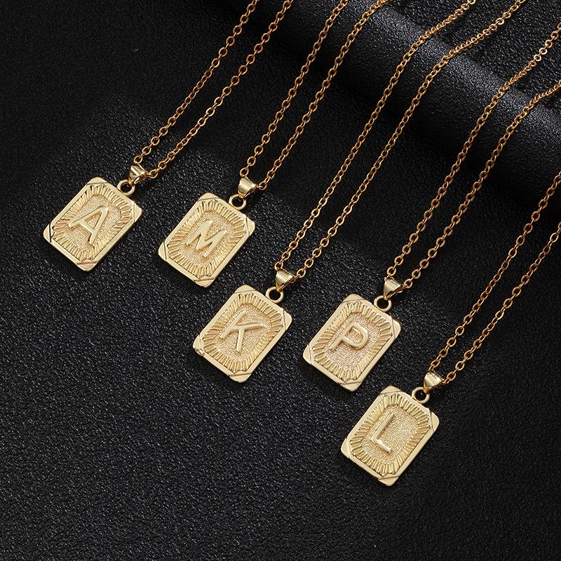 Pendant Necklaces Personalize A-Z Letter Alphabet Necklace Gold Chain Initial Charms For Women Jewelry Drop
Pendant Necklaces Personalize A-Z Letter Alphabet Necklace Gold Chain Initial Charms For Women Jewelry Drop