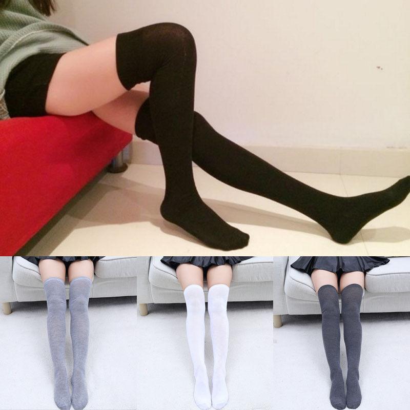 Men039s Socks Women Stockings Warm Thigh High Over The Knee Long Cotton Medias Sexy5474995