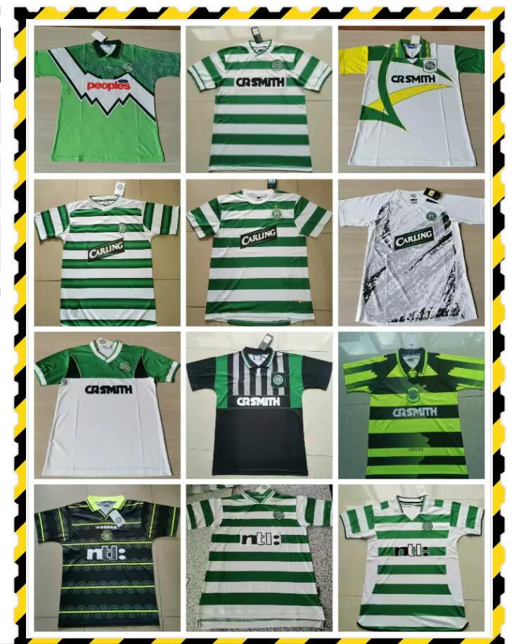 Celtic Retro Soccer Jerseys 1980 1995 1997 1998 1999 football shirts LARSSON Classic Vintage black Sutton 2005 2006 football kits tops, 1997/99 home
Celtic Retro Soccer Jerseys 1980 1995 1997 1998 1999 football shirts LARSSON Classic Vintage black Sutton 2005 2006 football kits tops, 1997/99 home