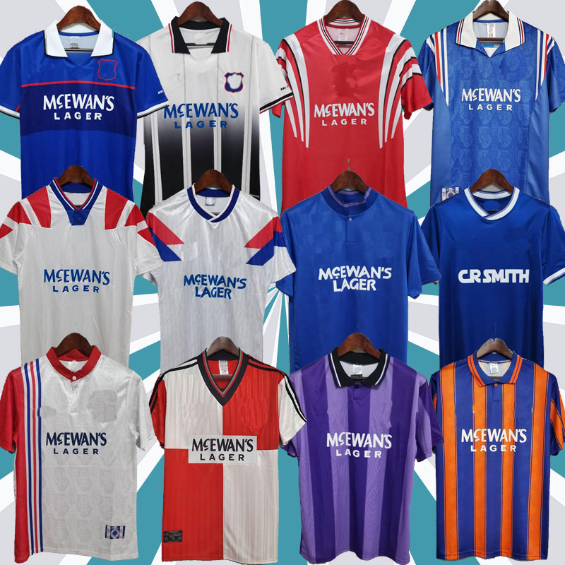 Glasgow rangers vintage 87 90 92 94 96 97 99 01 Retro jerseys red white blue away Ireland Soccer Shirts football kits Uniforms, 94 95 third
Glasgow rangers vintage 87 90 92 94 96 97 99 01 Retro jerseys red white blue away Ireland Soccer Shirts football kits Uniforms, 94 95 third