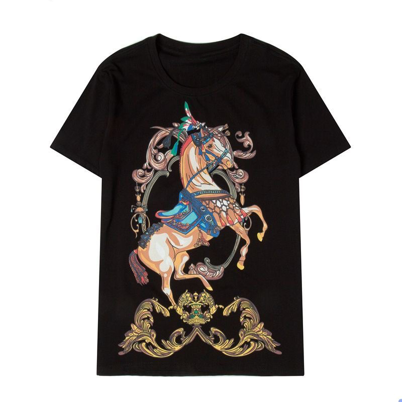 Fashion Tee Top 100% Cotton Womens T-shirt Mens T Shirts Couple Casual Designer Shirt Breathable Comfortable Asian Size S-XXL Wholesale War Horse, White;black
Fashion Tee Top 100% Cotton Womens T-shirt Mens T Shirts Couple Casual Designer Shirt Breathable Comfortable Asian Size S-XXL Wholesale War Horse, White;black