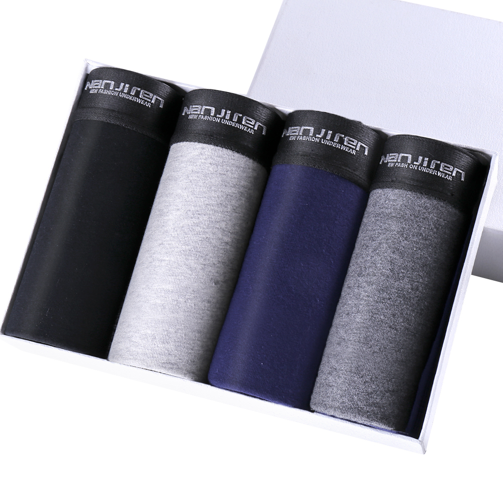 4pcs/Lot Boxer Shorts Men Cotton Underwear Boxer Shorts Mens Panties Male Underpants Calzoncillos Hombre Long Breathable M-4XL
4pcs/Lot Boxer Shorts Men Cotton Underwear Boxer Shorts Mens Panties Male Underpants Calzoncillos Hombre Long Breathable M-4XL