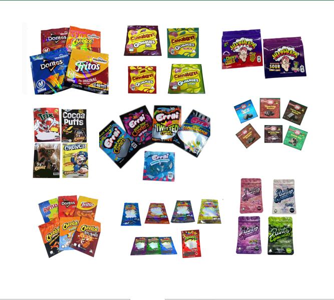 Edibles Pouch Mylar Packaging Edible Bag Sour Package Zipper Smell Proof Food Packing Bags with tear notch Green 500mg Blue 600mg Plastic Pack Child protection lock
Edibles Pouch Mylar Packaging Edible Bag Sour Package Zipper Smell Proof Food Packing Bags with tear notch Green 500mg Blue 600mg Plastic Pack Child protection lock