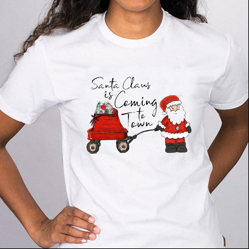 Women Womens Tops Graphic Gift Car Santa Claus Cartoon 90s Christmas Clothes Print Lady Tees Clothing Female T Shirt, White
Women Womens Tops Graphic Gift Car Santa Claus Cartoon 90s Christmas Clothes Print Lady Tees Clothing Female T Shirt, White