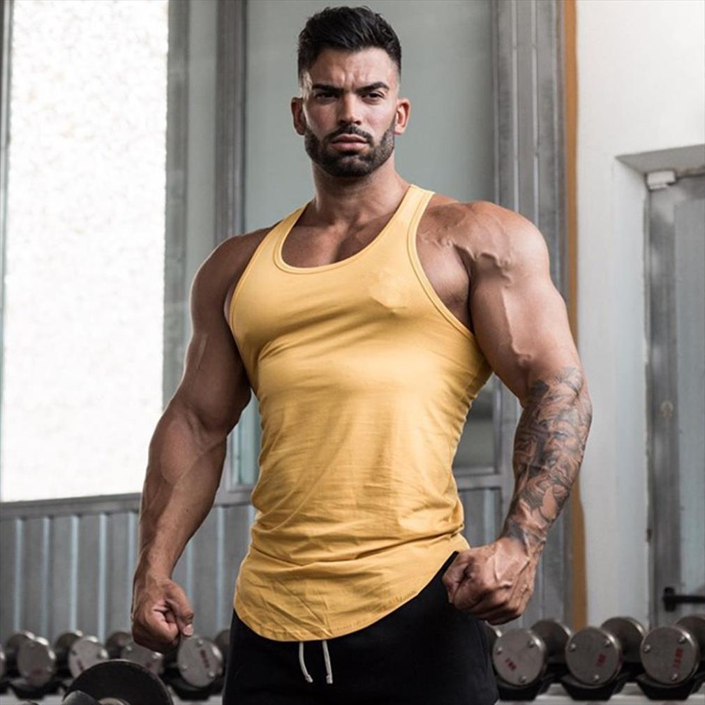 gym tank men bodybuilding fitness cotton sleeveless shirt workout clothing male summer casual stringer singlet solid vest, White;black
gym tank men bodybuilding fitness cotton sleeveless shirt workout clothing male summer casual stringer singlet solid vest, White;black