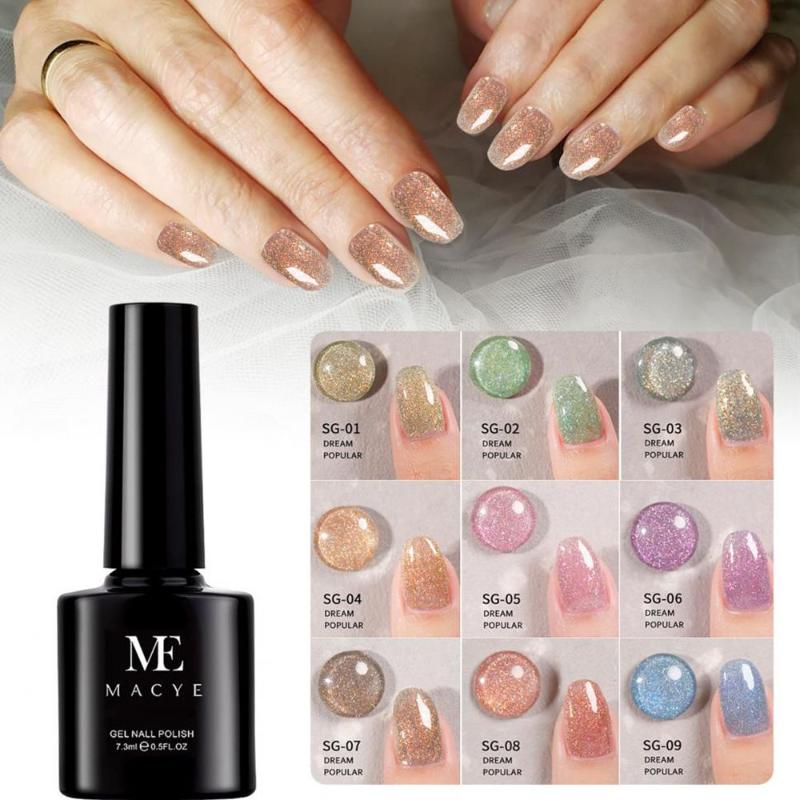 Nail Gel 7.3ML Multi-colored Glitter Polish Premium Art Transparent Jelly UV Varnish Semi Perm
Nail Gel 7.3ML Multi-colored Glitter Polish Premium Art Transparent Jelly UV Varnish Semi Perm