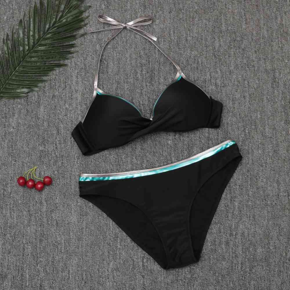 Sexy Bikini Women Push Up Swimsuit Swimwear Brazilian Set Bathing Suit Summer Beach Wear Swimming For XXL 210521