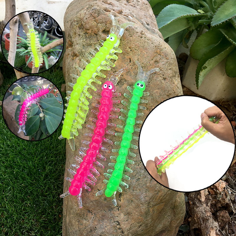 4pcs Colorful TPR Centipede Toy Halloween Party Interesting Horror Vent Squishy Spoof Gadget
4pcs Colorful TPR Centipede Toy Halloween Party Interesting Horror Vent Squishy Spoof Gadget