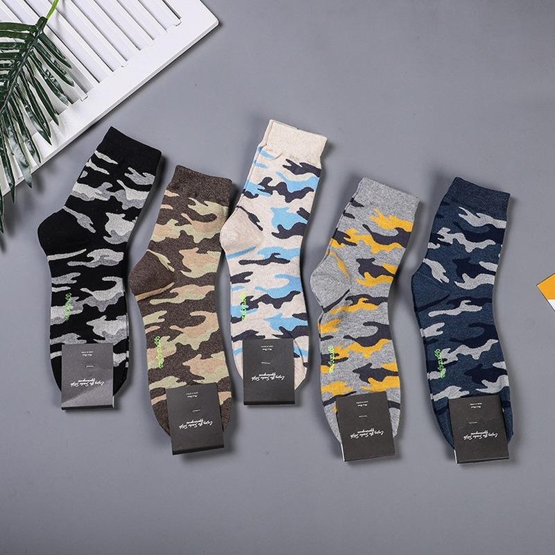 Men's Socks Camouflage Sock Man Classic For Men Fashion Art Simplicity Creative Korean Comfortable Skateboard Trendy Casual Skarpetki, Black
Men's Socks Camouflage Sock Man Classic For Men Fashion Art Simplicity Creative Korean Comfortable Skateboard Trendy Casual Skarpetki, Black