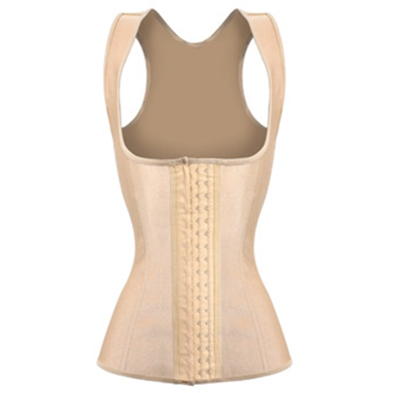 Woman Bustiers Apricot Sexy Corselet Steel Bone Corset Vest Women Latex Slimming Waist Trainer Corset Underbust Waist Trainer Firm, As shown
Woman Bustiers Apricot Sexy Corselet Steel Bone Corset Vest Women Latex Slimming Waist Trainer Corset Underbust Waist Trainer Firm, As shown