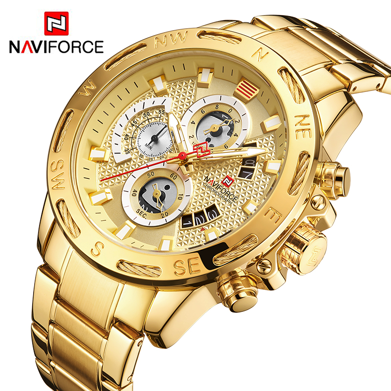 NAVIFORCE New Men Watches Top Luxury Fashion Sport Watches Men's Waterproof Quartz Wrist Watch Male Date Clock Relogio Mascu
NAVIFORCE New Men Watches Top Luxury Fashion Sport Watches Men's Waterproof Quartz Wrist Watch Male Date Clock Relogio Mascu