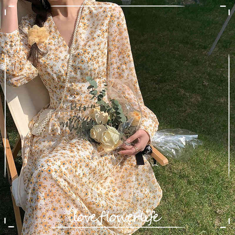 Summer Vintage Floral Dresses Women Casual Office Lady Elegant Dress for Women Female Kawaii Beach Dress Korean 210521, As picture
Summer Vintage Floral Dresses Women Casual Office Lady Elegant Dress for Women Female Kawaii Beach Dress Korean 210521, As picture