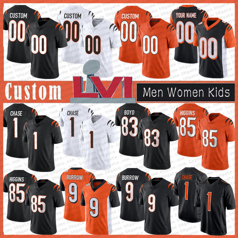 C.J. Uzomah 9 Joe Burrow Ja'Marr Mixon Chase Tee Higgins Custom Mens Women Kids Football Jerseys Jessie Bates III Vonn Bell Sam Hubbard Boyd Pratt McPherson Logan Wilson, My store(lzyhome)
C.J. Uzomah 9 Joe Burrow Ja'Marr Mixon Chase Tee Higgins Custom Mens Women Kids Football Jerseys Jessie Bates III Vonn Bell Sam Hubbard Boyd Pratt McPherson Logan Wilson, My store(lzyhome)