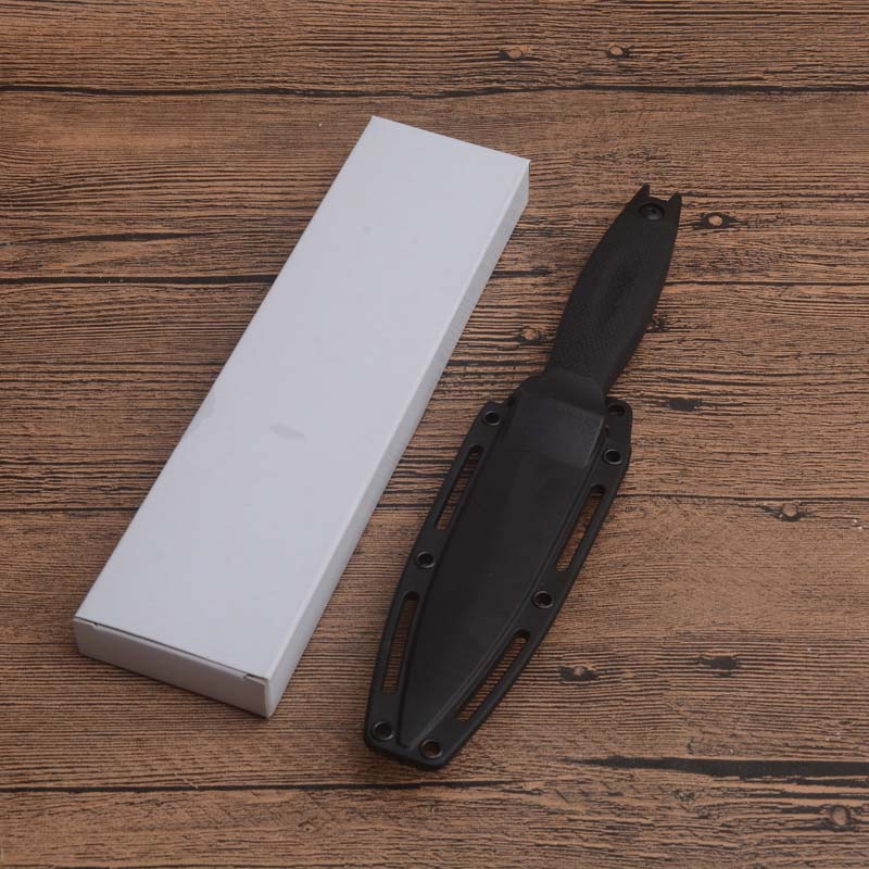 Special Offer KS 4007 Outdoor Survival Straight Tactical Knife 8Cr13Mov Double Action Black Oxide Blade ABS Handle Fixed Blades Knives knife With Kyde
