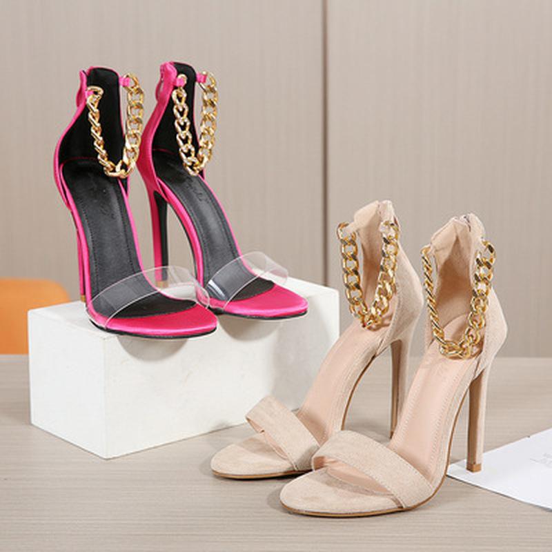 Dress Shoes 2021 Chain Sexy Sandals High Heels Strappy Gladiator Women Sandal Stiletto Wedding Party Size 35-42, Khaki
Dress Shoes 2021 Chain Sexy Sandals High Heels Strappy Gladiator Women Sandal Stiletto Wedding Party Size 35-42, Khaki
