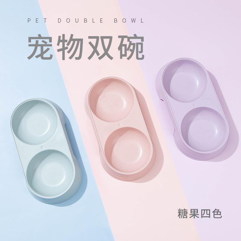 Cat Bowls & Feeders 1pc Candy Color Plastic Pet Double Creative Easy To Clean Bowl Food Water Feeder Dog Feeding Supplies
Cat Bowls & Feeders 1pc Candy Color Plastic Pet Double Creative Easy To Clean Bowl Food Water Feeder Dog Feeding Supplies
