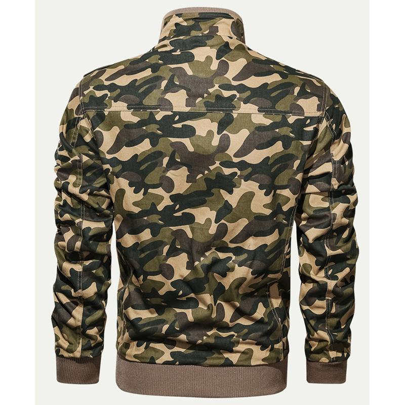 Men's Jackets Winter Mens Bomber Jacket Casual Army Camo Baseball Coats Man Slim Outwear Windbreaker Tactical Clothing 6XL