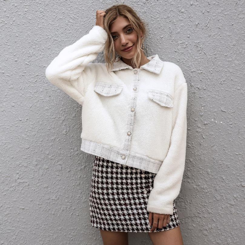 Winter Jacket Women 2021 Winter Warm New White Plaid Korean Style Woolen Coat Thickening Straight Fashion Womens Short Coats, Black;brown
Winter Jacket Women 2021 Winter Warm New White Plaid Korean Style Woolen Coat Thickening Straight Fashion Womens Short Coats, Black;brown