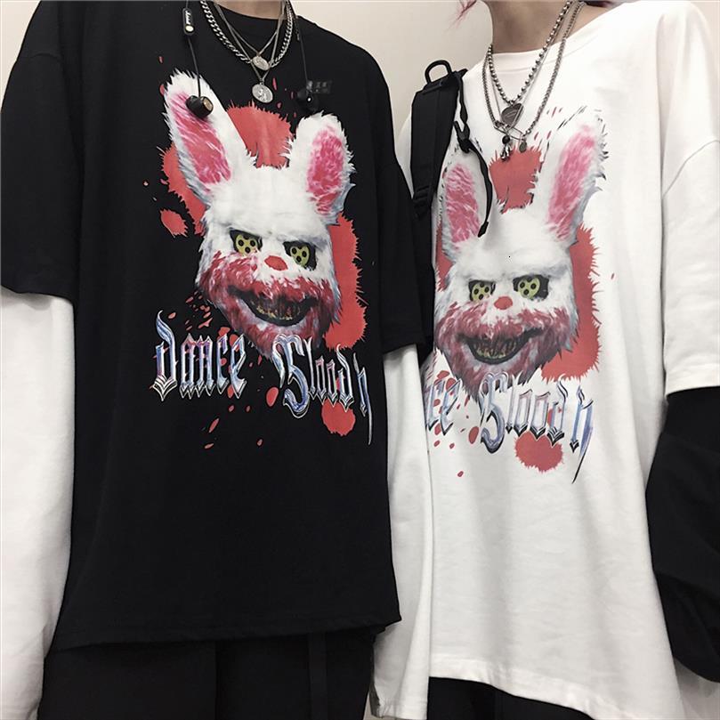 japan personality bloody dark mens t shirt bf and women tees harajuku casual loose cartoon rabbit print long sleeve, White;black
japan personality bloody dark mens t shirt bf and women tees harajuku casual loose cartoon rabbit print long sleeve, White;black