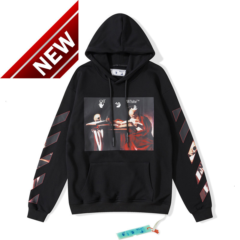 Off New Religious Skeleton Oil Painting White Arrstyle Print Style Loose Sweater for Men and Women, Black
Off New Religious Skeleton Oil Painting White Arrstyle Print Style Loose Sweater for Men and Women, Black
