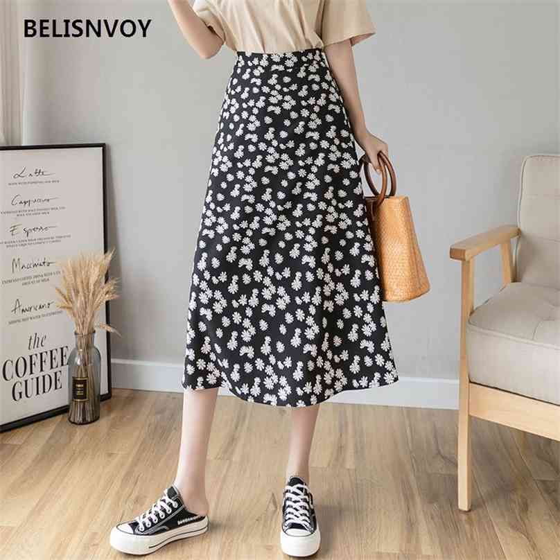 Floral Printed Skirts For Women Summer Elegant High Waist All-match Chic Lady Korean Style Leisure Chiffon Retro Slim Skirt 210520, Photo color 1
Floral Printed Skirts For Women Summer Elegant High Waist All-match Chic Lady Korean Style Leisure Chiffon Retro Slim Skirt 210520, Photo color 1