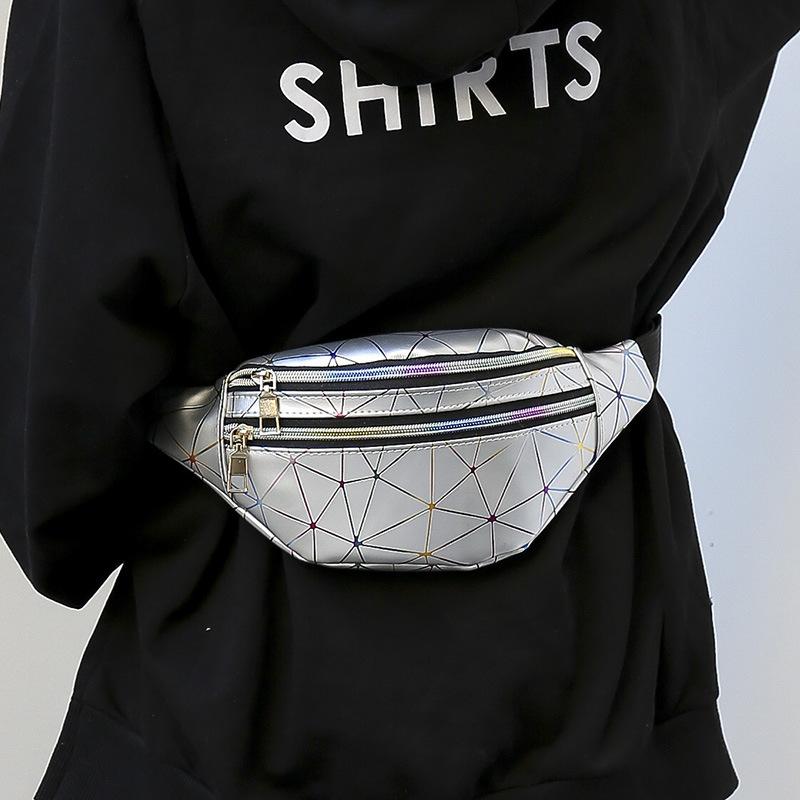 Women's Belt Bag Pink Silver Fanny Pack Female Black Geometric Waist Packs Laser Chest Phone Pouch Bags
Women's Belt Bag Pink Silver Fanny Pack Female Black Geometric Waist Packs Laser Chest Phone Pouch Bags
