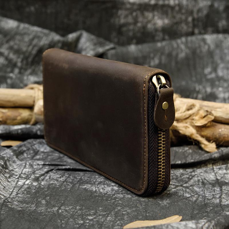 Wallets MAHEU Men's Zip Long Wallet Natural Cow Skin Purse Leather Credit Bank Card Cash Cell Phone Men Women Male High Quality, 3 interlayer
Wallets MAHEU Men's Zip Long Wallet Natural Cow Skin Purse Leather Credit Bank Card Cash Cell Phone Men Women Male High Quality, 3 interlayer