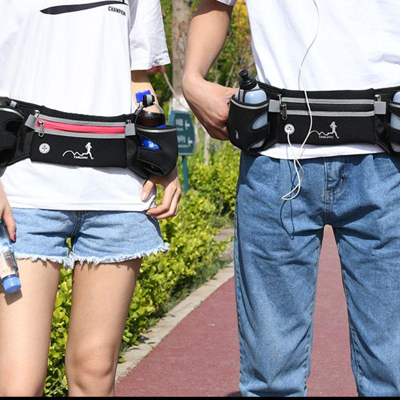 Sport Dual Pocket Waist Pack Pouch Water Bottle Holder Bag For Jogging Hiking X7YA Bags, Black
Sport Dual Pocket Waist Pack Pouch Water Bottle Holder Bag For Jogging Hiking X7YA Bags, Black