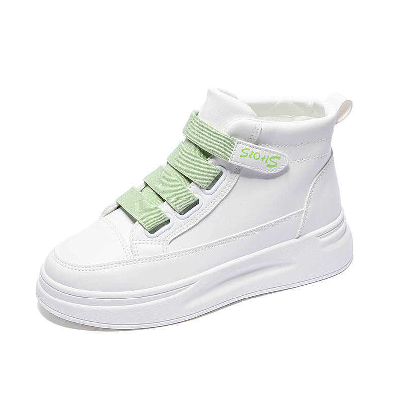 High-top White Shoes Women's Autumn 2021 New Thick-soled Platform Shoes Women's Running Casual Shoes Sneakers Y0907
