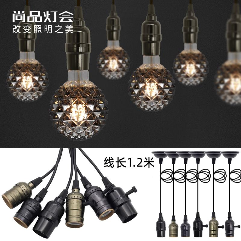 Pendant Lamps TIANFAN 2-Pack Light Cord, Industrial Edison Kit, Vintage One-Light E26/E27 Lamp Socket, Adjustable 1.2M
Pendant Lamps TIANFAN 2-Pack Light Cord, Industrial Edison Kit, Vintage One-Light E26/E27 Lamp Socket, Adjustable 1.2M