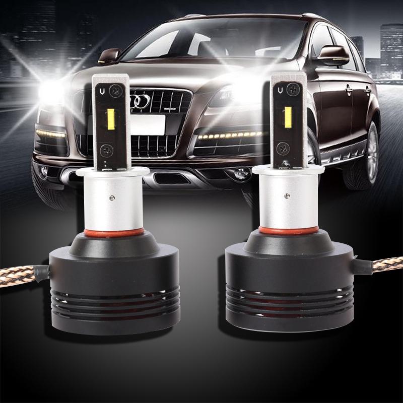 Car Headlights 2PCS H3 A7 72W 9200lm 6000K LED Headlight Bulb White Auto Head Lights
Car Headlights 2PCS H3 A7 72W 9200lm 6000K LED Headlight Bulb White Auto Head Lights